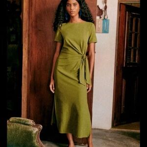 Sezane Pippa Dress Kiwi Size Small